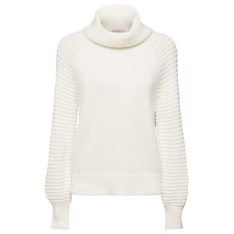 JERSEY DE PUNTO CON CUELLO ALTO MUJER ESPRIT