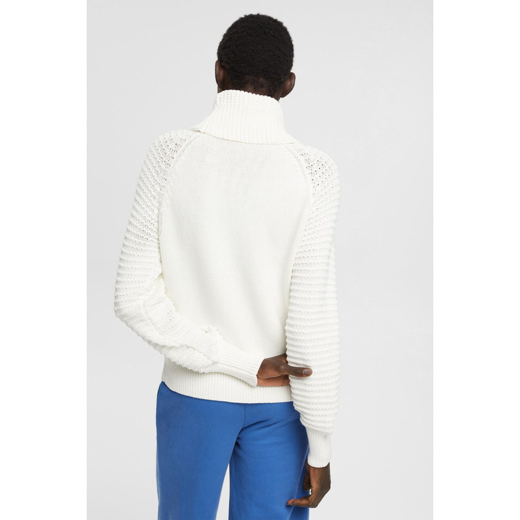 JERSEY DE PUNTO CON CUELLO ALTO MUJER ESPRIT