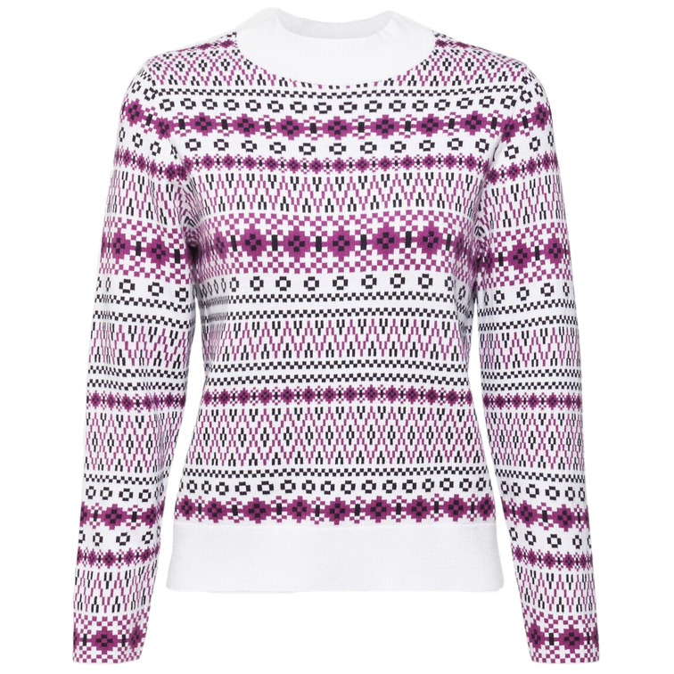 JERSEY DE PUNTO CON DISEÑO JACQUARD MUJER ESPRIT
