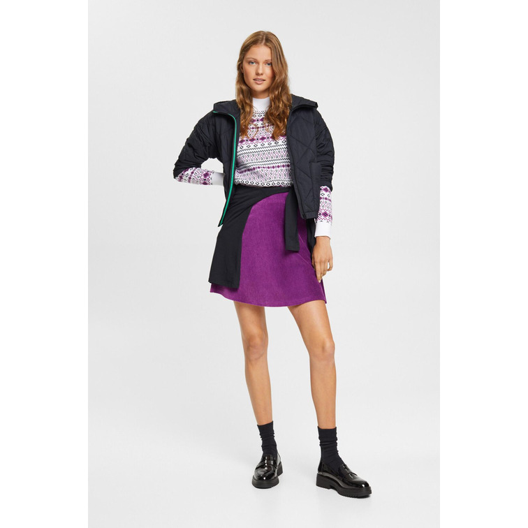 JERSEY DE PUNTO CON DISEÑO JACQUARD MUJER ESPRIT