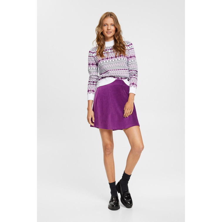 JERSEY DE PUNTO CON DISEÑO JACQUARD MUJER ESPRIT