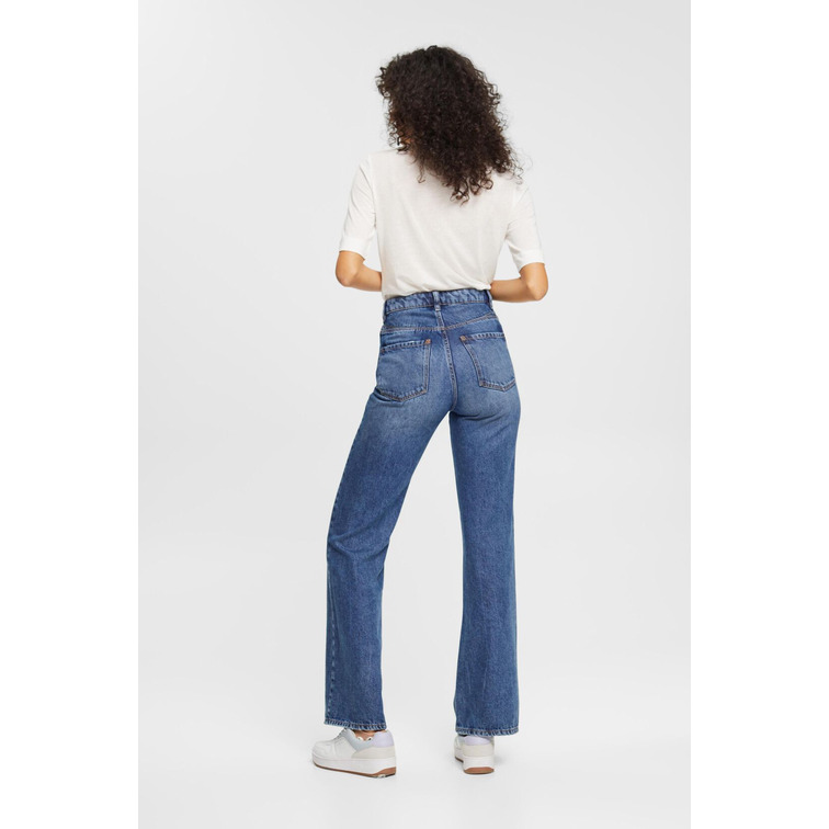 VAQUERO RETRO ACAMPANADO DE CINTURA ALTA MUJER ESPRIT