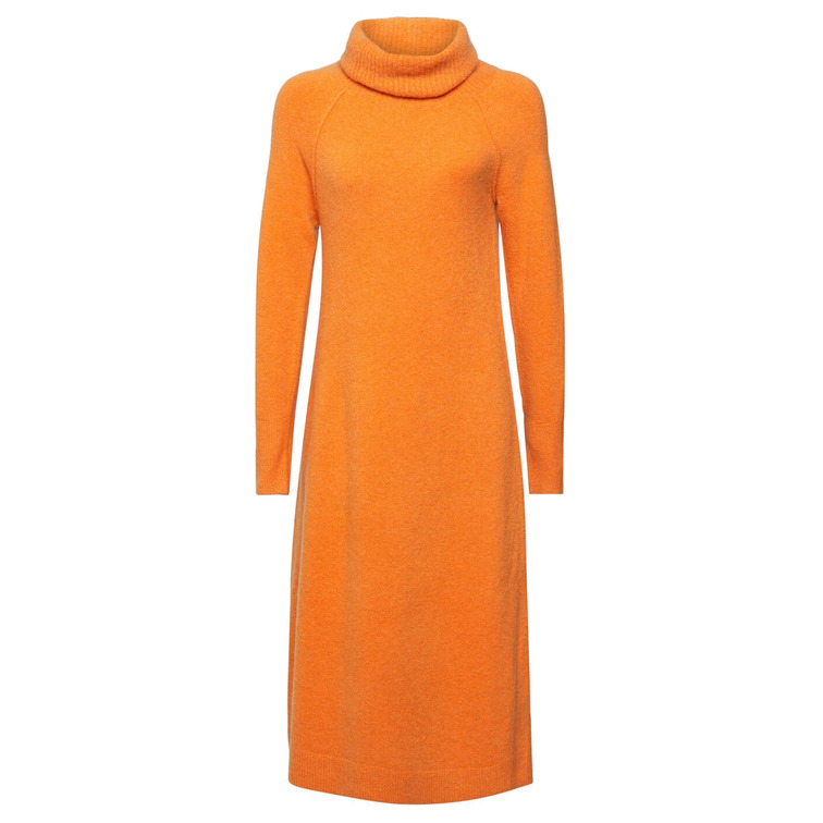 VESTIDO DE CUELLO ALTO EN MEZCLA DE LANA MUJER ESPRIT