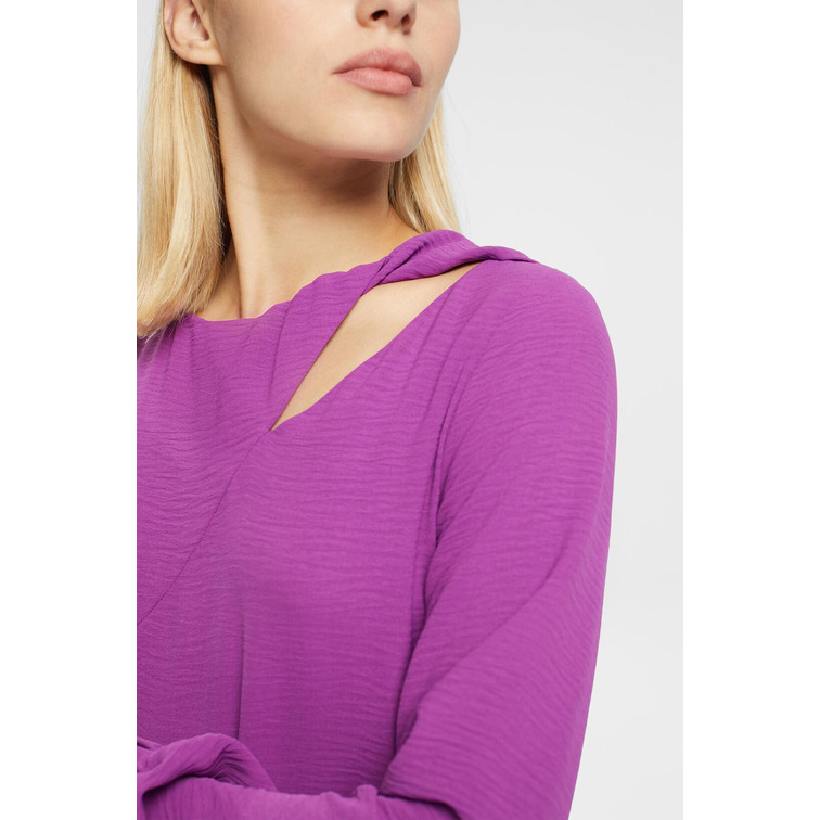 VESTIDO MINI CON ABERTURA MUJER ESPRIT