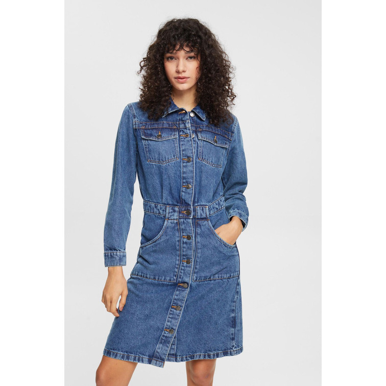 VESTIDO CAMISERO VAQUERO MUJER ESPRIT