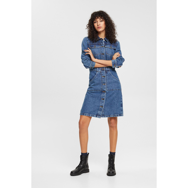VESTIDO CAMISERO VAQUERO MUJER ESPRIT