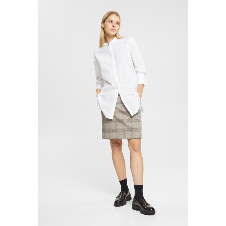 CAMISA CON CUELLO REDONDO MUJER ESPRIT