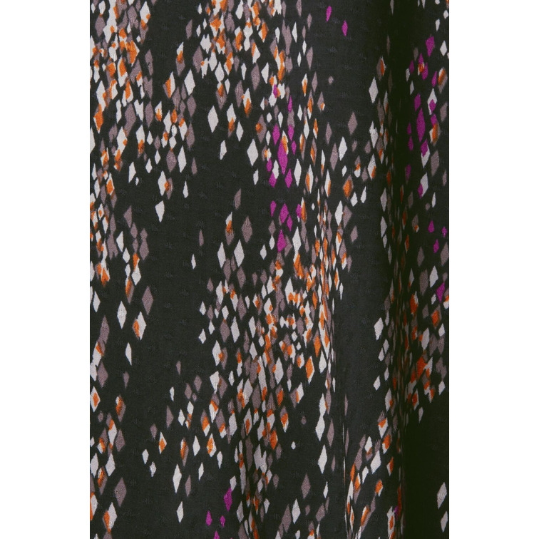 BLUSA ESTAMPADA CON ABERTURA EN LAS MANGAS MUJER ESPRIT