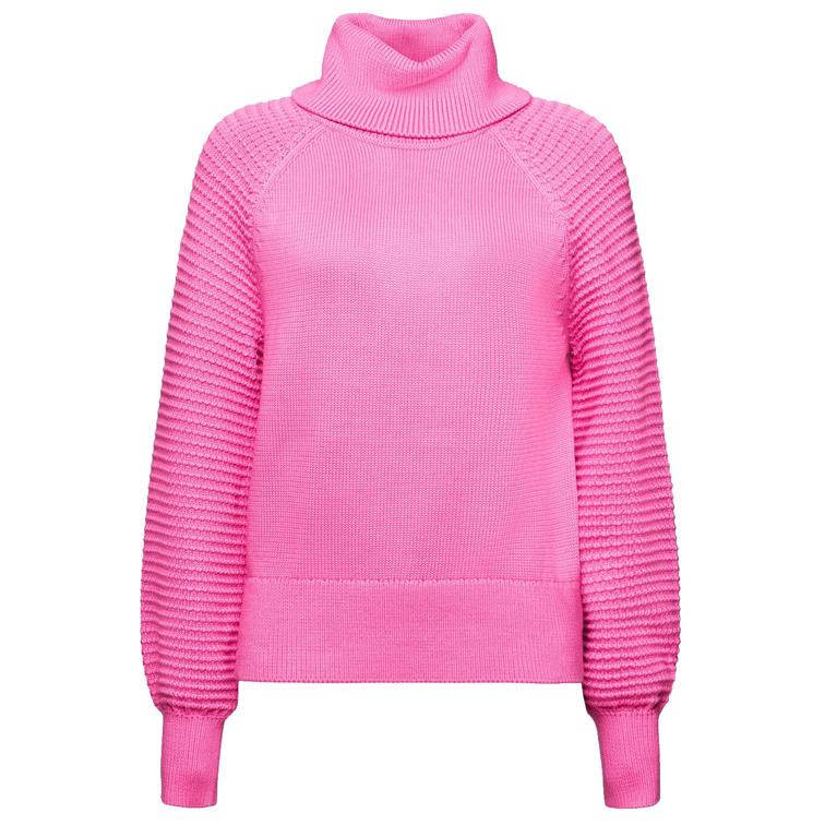 JERSEY DE ALGODÓN CON CUELLO ALTO MUJER ESPRIT