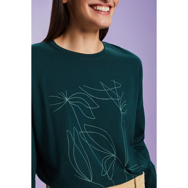 CAMISETA MUJER  ESPRIT SLUB BASIC+ AW