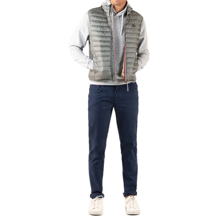 CHALECO ACOLCHADO BÁSICO GRIS HOMBRE EL GANSO