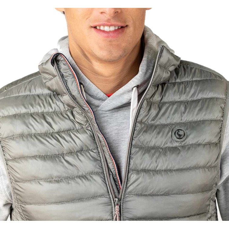 CHALECO ACOLCHADO BÁSICO GRIS HOMBRE EL GANSO