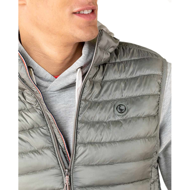 CHALECO ACOLCHADO BÁSICO GRIS HOMBRE EL GANSO