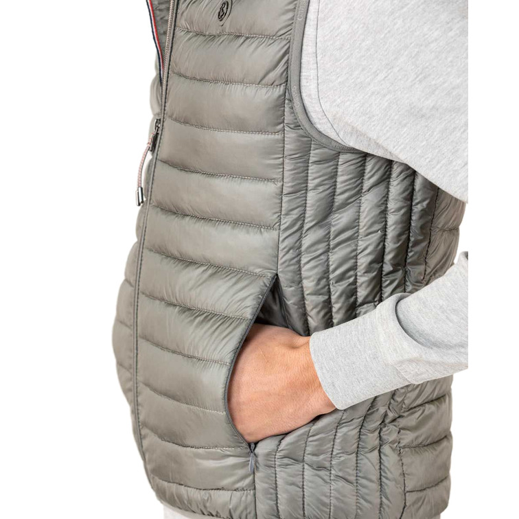 CHALECO ACOLCHADO BÁSICO GRIS HOMBRE EL GANSO