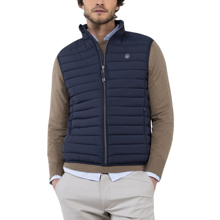CAZADORA HOMBRE  EL GANSO CHALECO BÁSICO ACOLCHADO MARIN