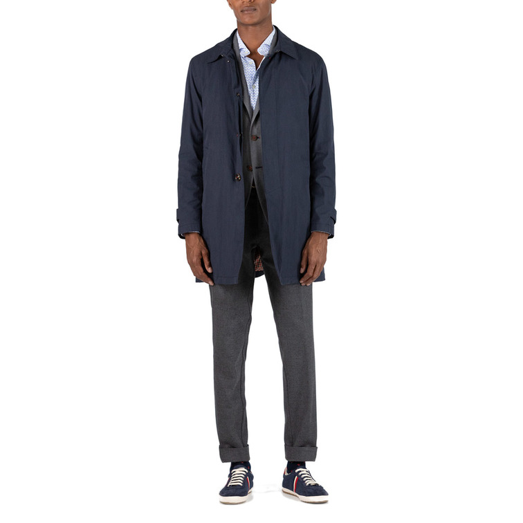 GABARDINA HOMBRE AZUL MARINO EL GANSO