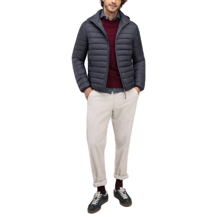 CAZADORA HOMBRE  EL GANSO CHAQUETA BÁSICA ACOLCHADA GRIS