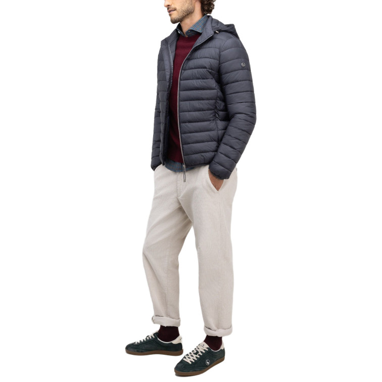 CAZADORA HOMBRE  EL GANSO CHAQUETA BÁSICA ACOLCHADA GRIS