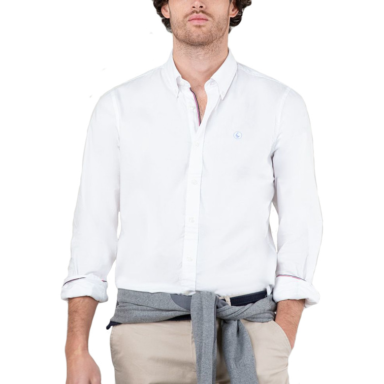 CAMISA HOMBRE  GANSO CAMISA PIN POINT OXFORD BLANCA