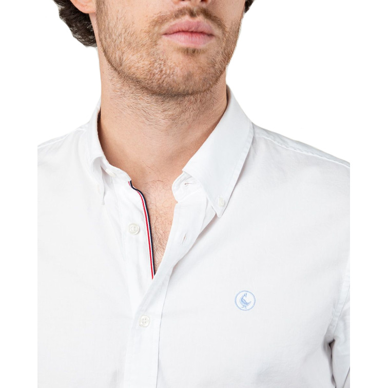 CAMISA HOMBRE  GANSO CAMISA PIN POINT OXFORD BLANCA