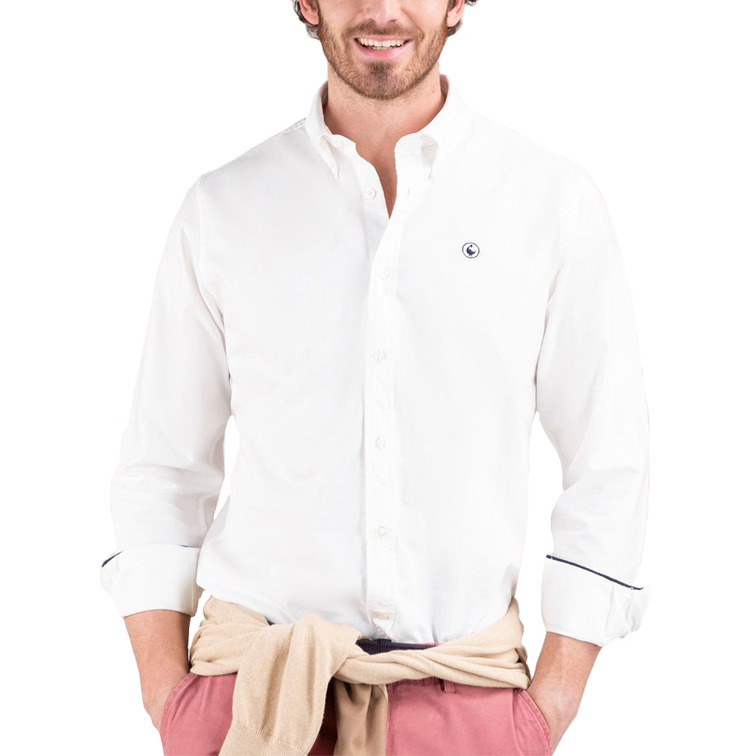 CAMISA HOMBRE EL GANSO DE ALGODÓN GARMENT DYED