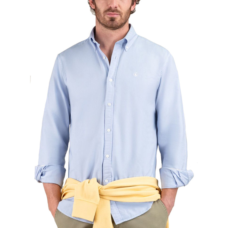 CAMISA HOMBRE EL GANSO DE ALGODÓN GARMENT DYED