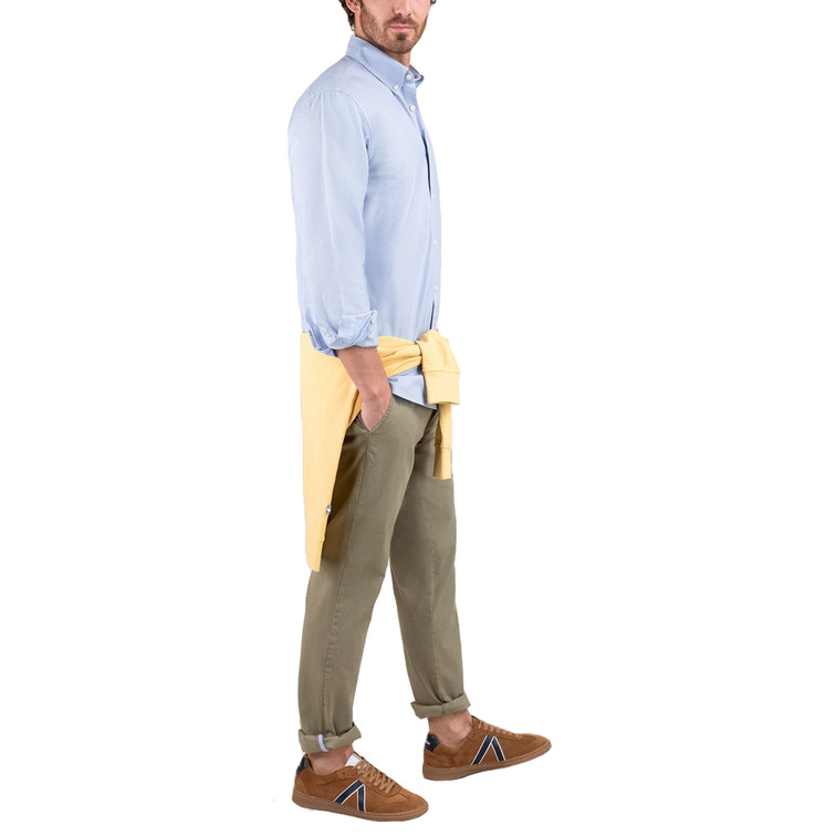 CAMISA HOMBRE EL GANSO DE ALGODÓN GARMENT DYED