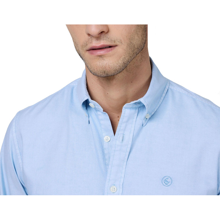 CAMISA HOMBRE  EL GANSO CAMISA ALGODÓN GARMENT DYED BU