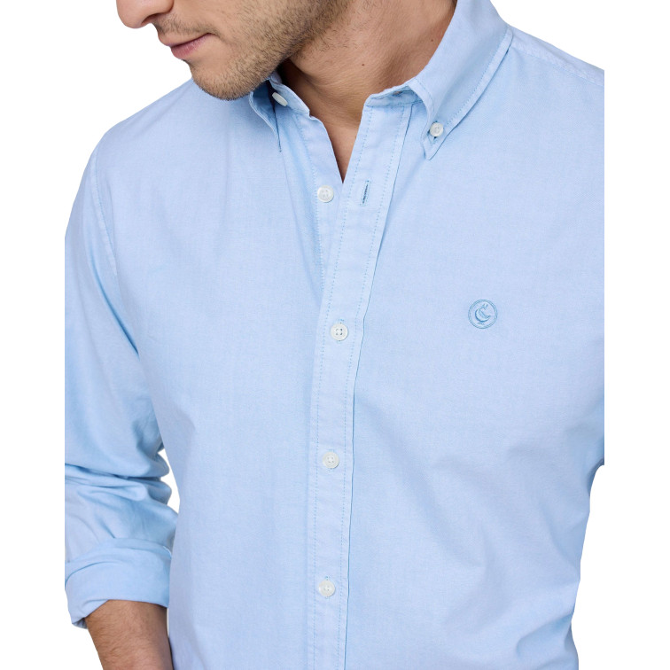 CAMISA HOMBRE  EL GANSO CAMISA ALGODÓN GARMENT DYED BU