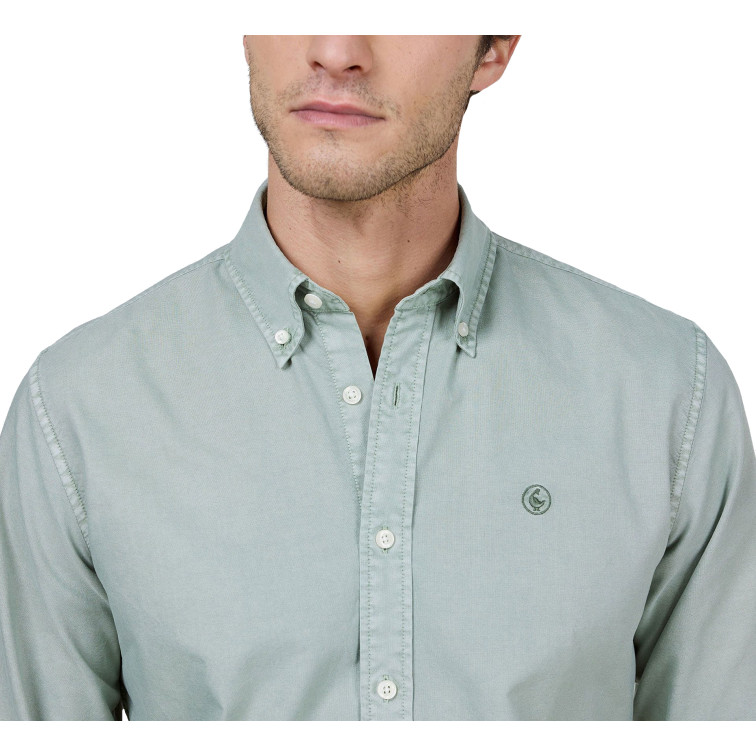CAMISA HOMBRE  EL GANSO CAMISA ALGODÓN GARMENT DYED BU
