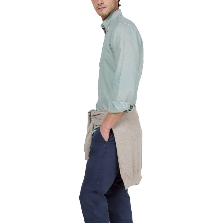 CAMISA HOMBRE  EL GANSO CAMISA ALGODÓN GARMENT DYED BU