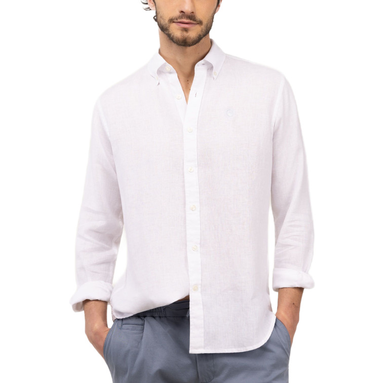CAMISA HOMBRE  EL GANSO CAMISA LINO GARMENT DYED BUTTO