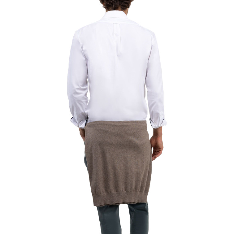 CAMISA HOMBRE EL GANSO GARMENT DYED BLANCA