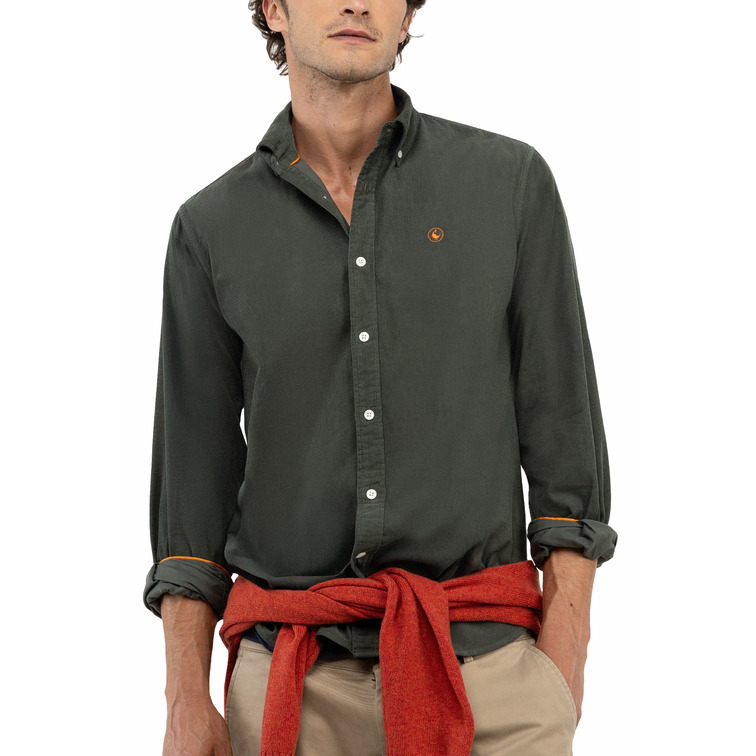 CAMISA HOMBRE  EL GANSO CAMISA PANA VERDE