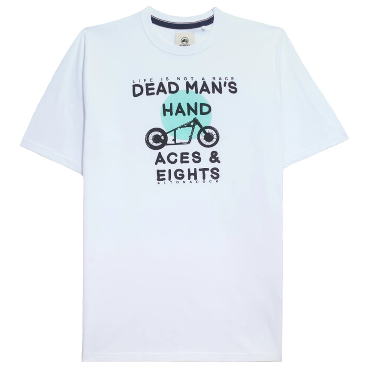 CAMISETA HOMBRE  ALTONADOCK ROPA CAMISETA BLANCO