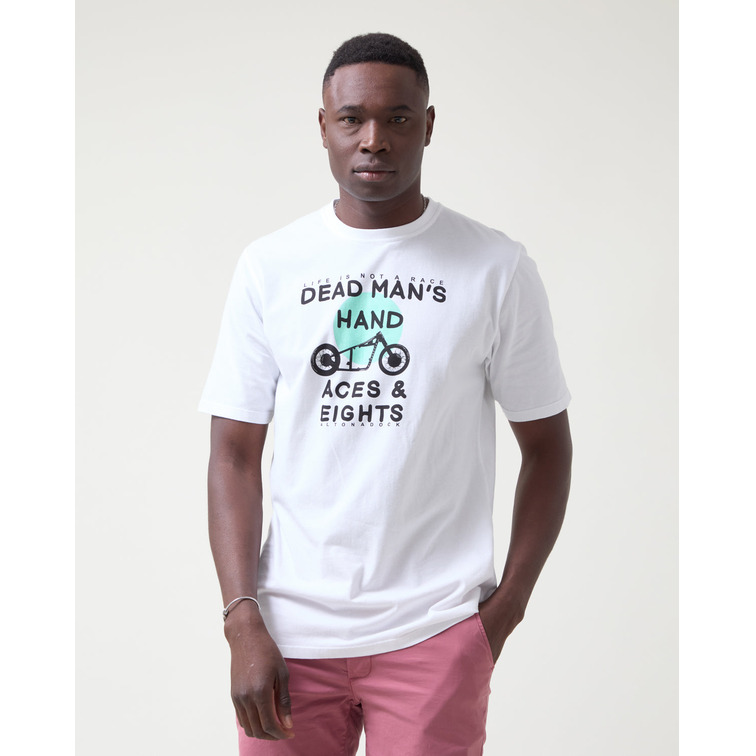 CAMISETA HOMBRE  ALTONADOCK ROPA CAMISETA BLANCO