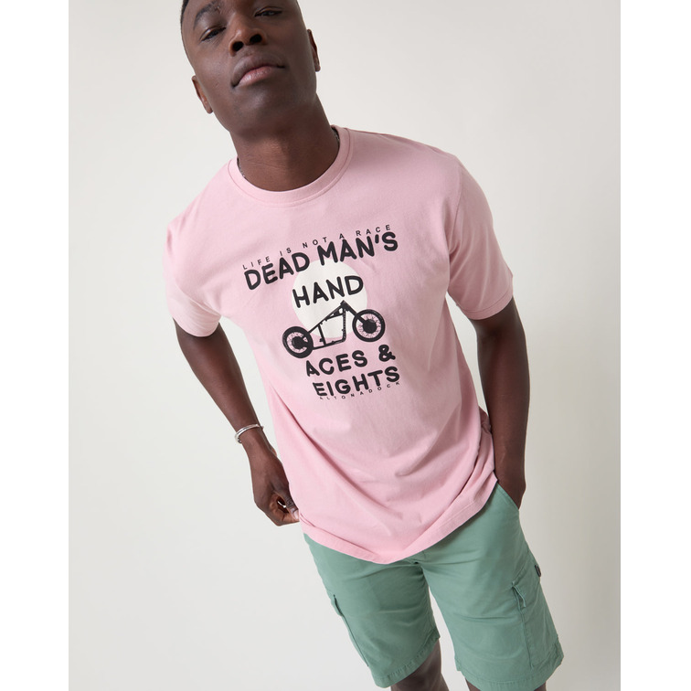 CAMISETA HOMBRE  ALTONADOCK ROPA CAMISETA MAGENTA