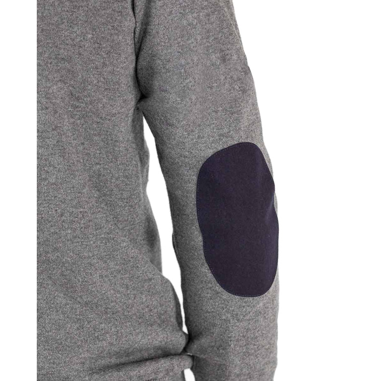 JERSEY CUELLO PICO CON CODERAS HOMBRE EL GANSO