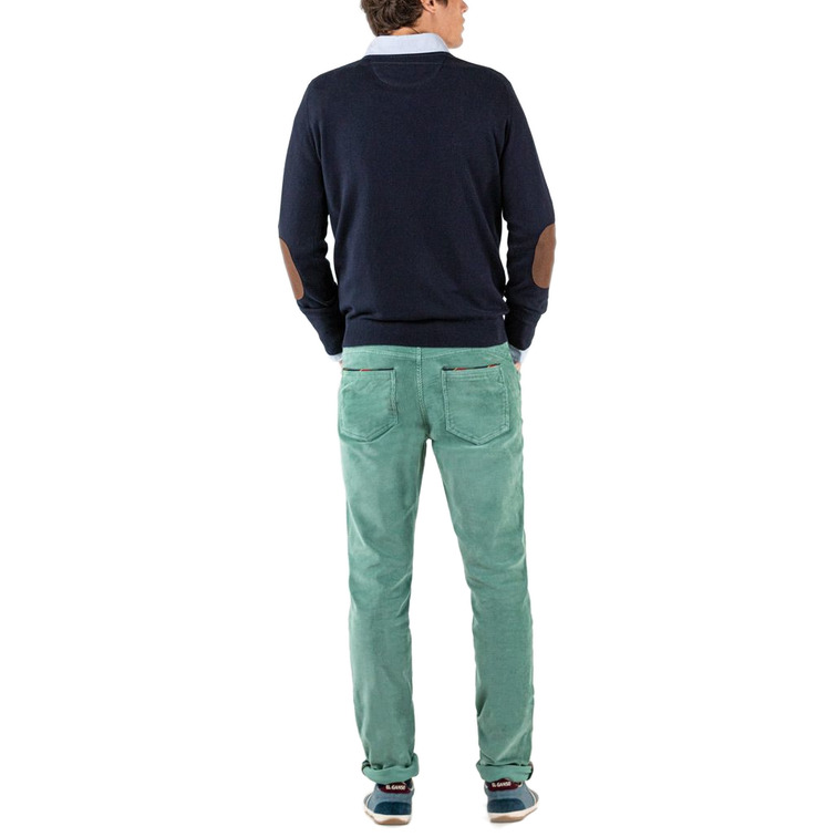 JERSEY CUELLO PICO CON CODERAS HOMBRE EL GANSO