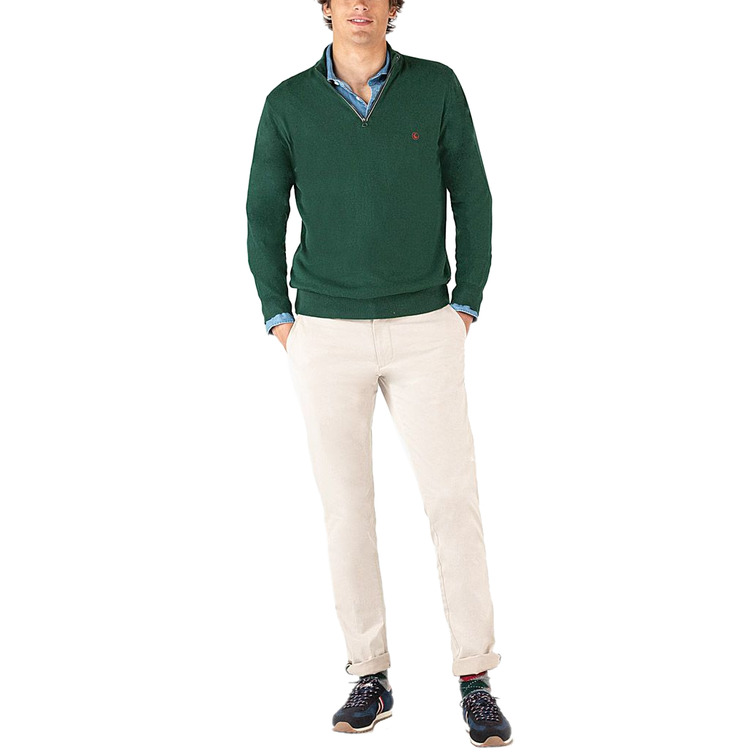 JERSEY DE CUELLO CREMALLERA HOMBRE EL GANSO