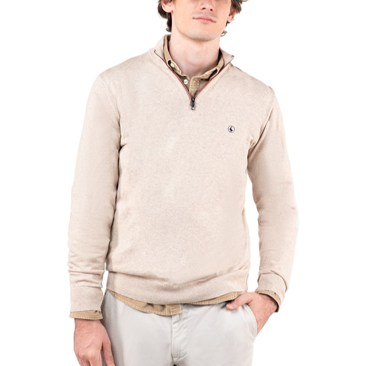 JERSEY CUELLO CREMALLERA HOMBRE EL GANSO