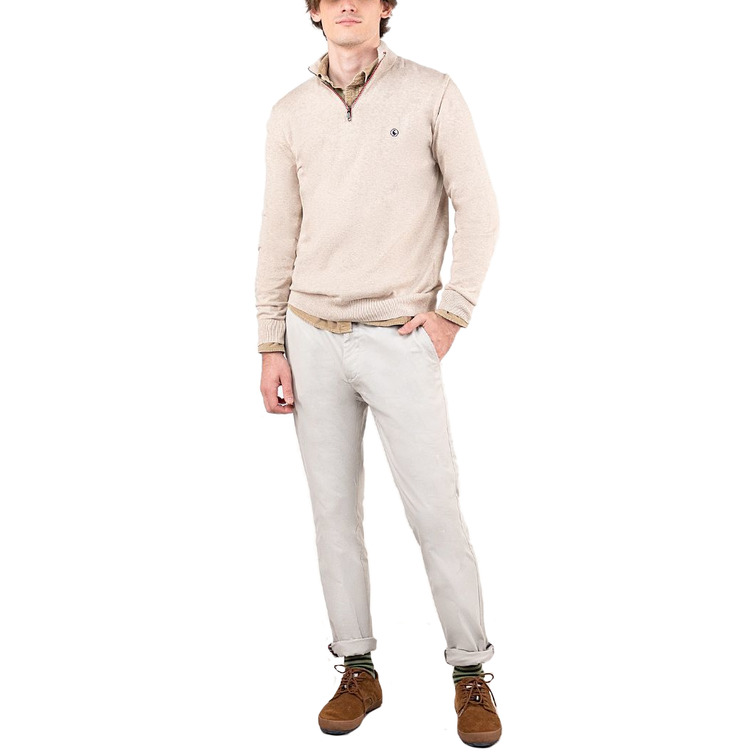 JERSEY CUELLO CREMALLERA HOMBRE EL GANSO