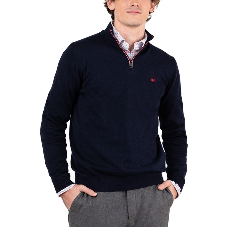 JERSEY CUELLO CREMALLERA HOMBRE EL GANSO