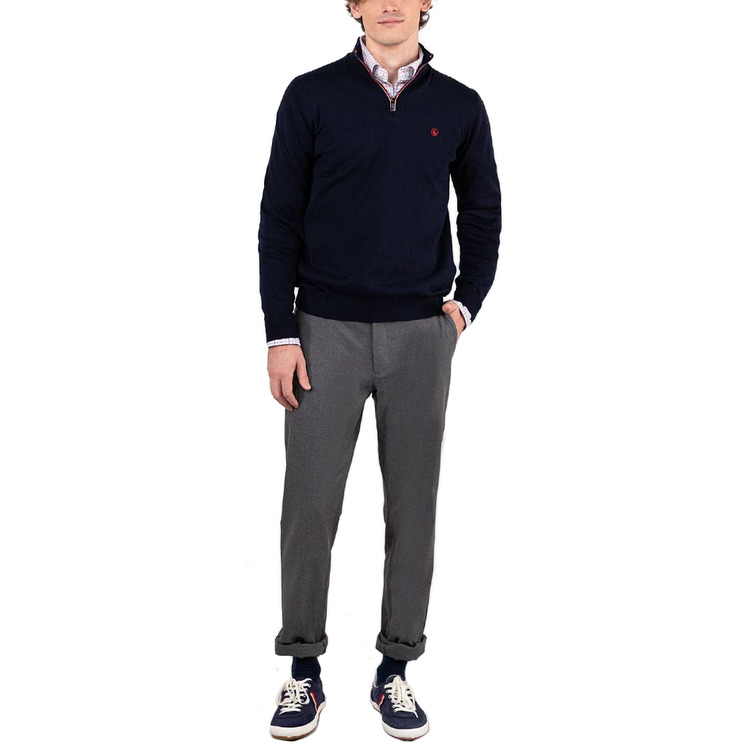 JERSEY CUELLO CREMALLERA HOMBRE EL GANSO