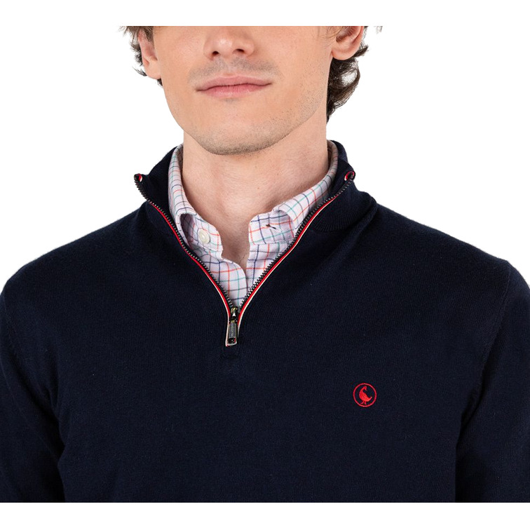 JERSEY CUELLO CREMALLERA HOMBRE EL GANSO