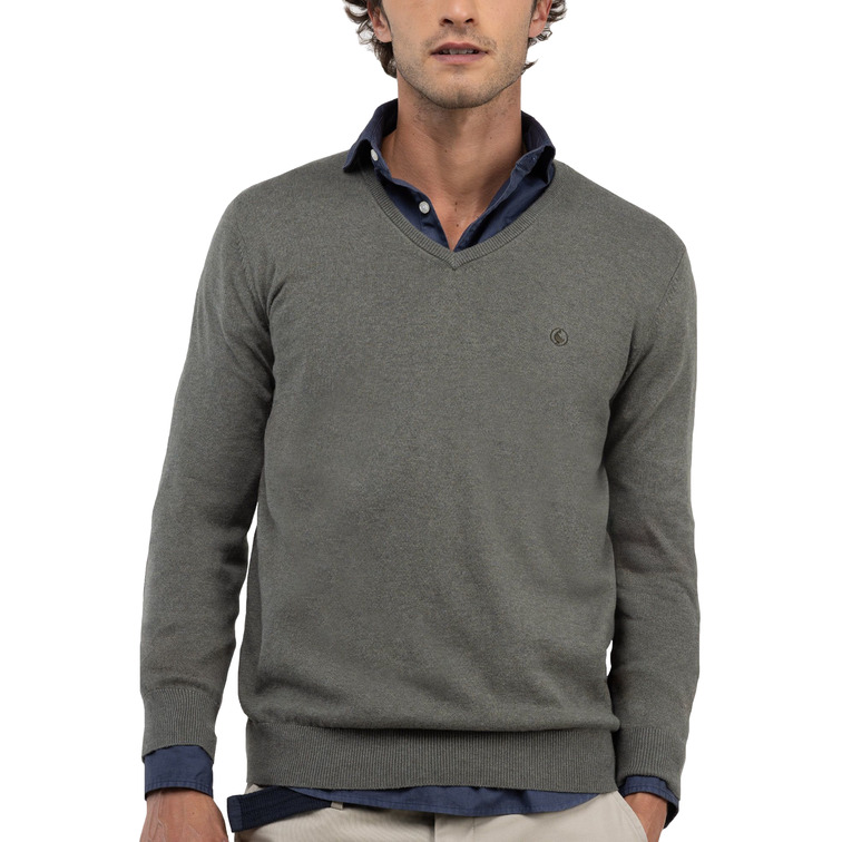 JERSEY HOMBRE  EL GANSO JERSEY CUELLO PICO CODERAS VER