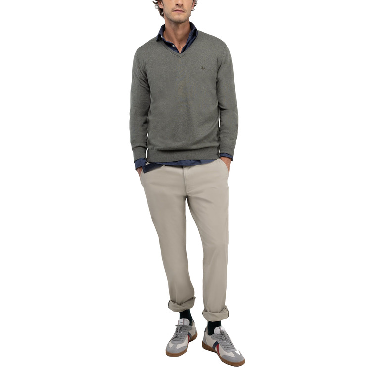 JERSEY HOMBRE  EL GANSO JERSEY CUELLO PICO CODERAS VER