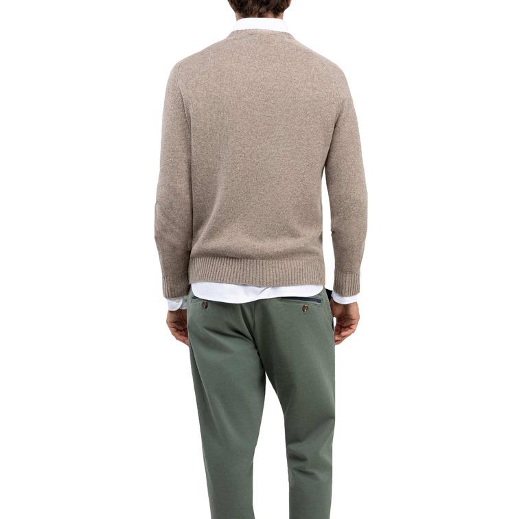 JERSEY HOMBRE  EL GANSO JERSEY MERINO CUELLO CAJA BEIG