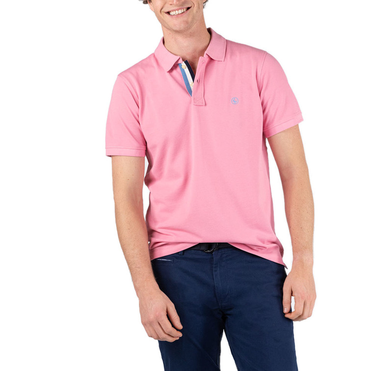 POLO HOMBRE  EL GANSO POLO PIQUE SHORT SLEEVE PINK