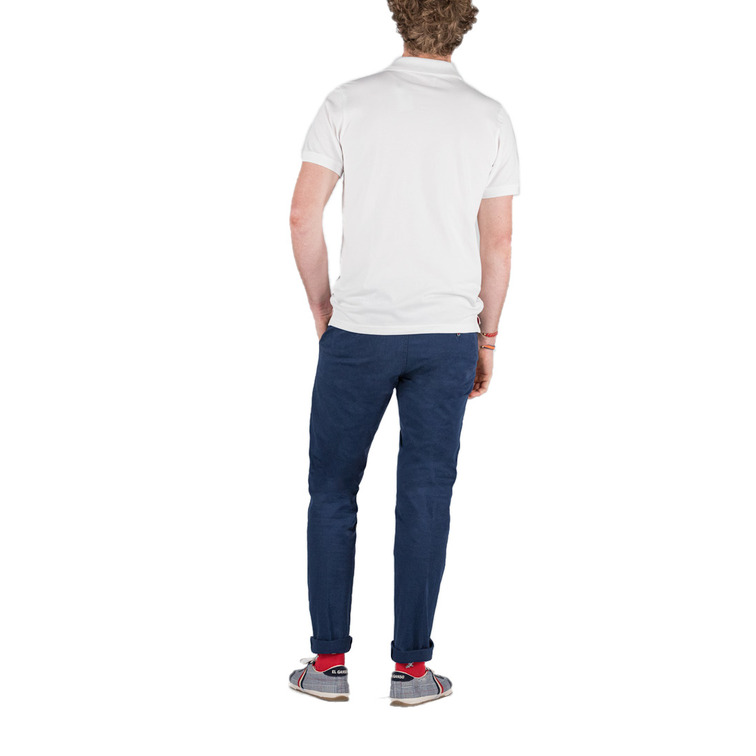 POLO HOMBRE  EL GANSO POLO PIQUE SHORT SLEEVE WHITE